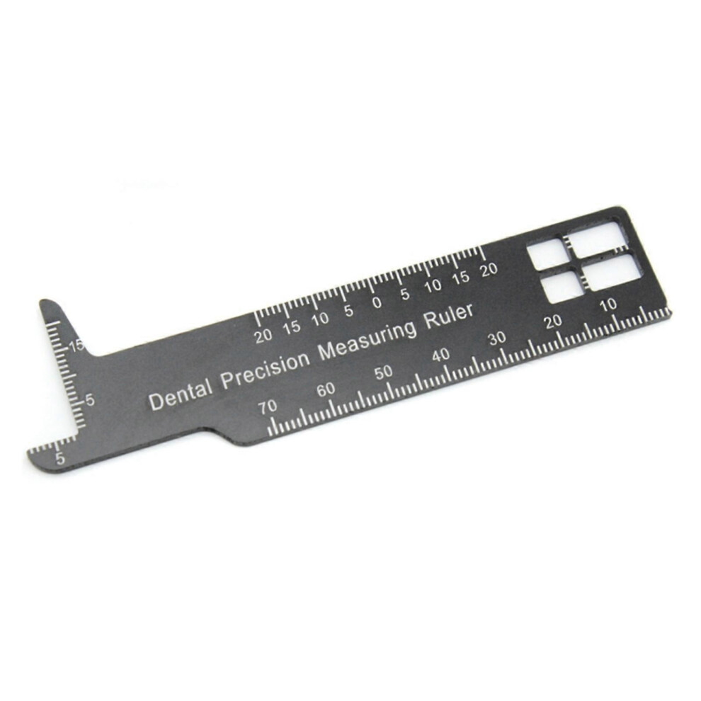 (As Show, One Size) Professional Dental Precisions Measuring Ruler Stable Endodontic Ruler For Accurate Endodontic Assessments & Scaling 5083755792715