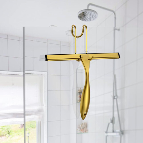 Stainless Steel Shower Squeegee for Bathroom Shower Doors Set 1