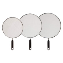 3 Set Stainless Steel Splatter Guard for Cooking 8', 10' and 12'