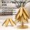 4 PCS Natural Wood Trivet for Hot Dishes Foldable Coasters 3