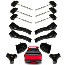 Truck Bed Cover Clamps Replacement Universal Replacement and Accessories Part Kit Aluminium