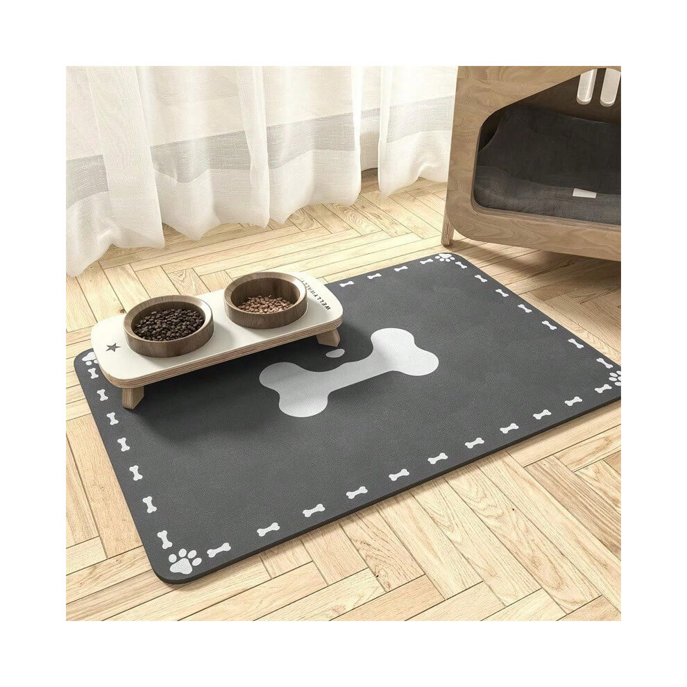 (Dog matâ20, 50*80cm?diatom mud?) Pet cat and dog feeding diatom mud floor mat splash-proof water-absorbing quick-drying mat-image-OPC-PHZGK66-NEW