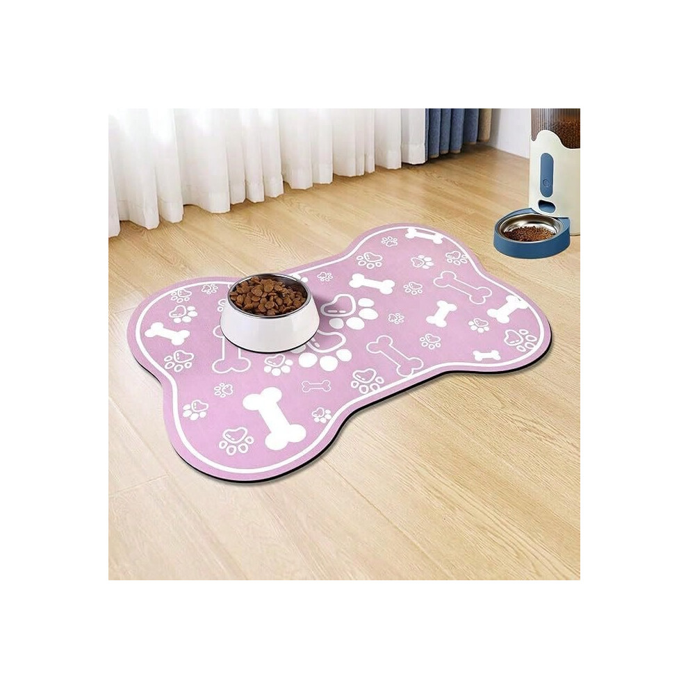 (Dog matâ29, 30*40cm?diatom mud?) Pet cat and dog feeding diatom mud floor mat splash-proof water-absorbing quick-drying mat-image-OPC-PHZGK88-NEW