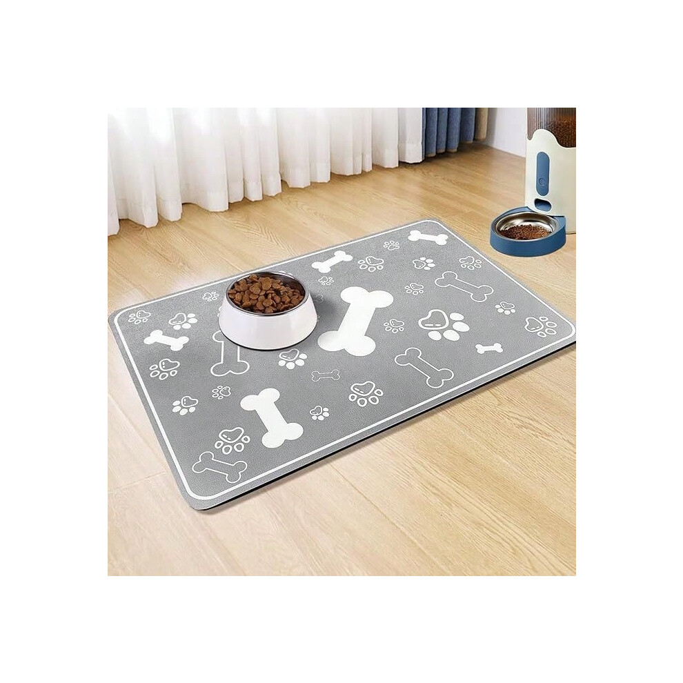(Dog mat-18, 50*80cm?diatom mud?) Pet cat and dog feeding diatom mud floor mat splash-proof water-absorbing quick-drying mat-image-OPC-PHZGKCH-NEW