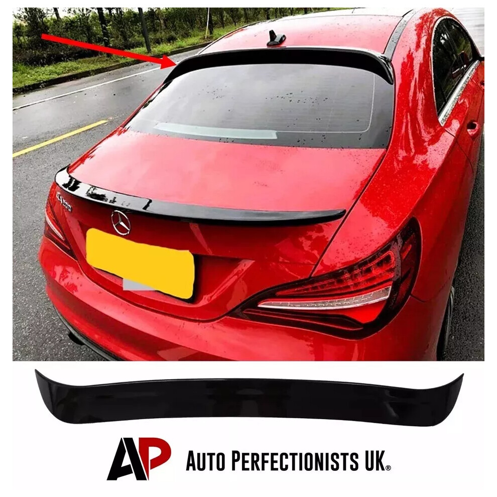 For Mercedes Cla Class W117 C117 Rear Roof Window Spoiler Lip Wing 13-18 Black 5061072662447