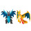 (Blue) Plush Charizard Toy 3