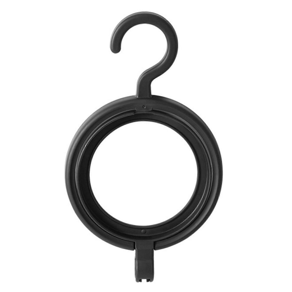 (, One Size) Hat Rack Hanger Wigs Holder Organizer Closet Hanging Baseball Caps Display Storage Rack For Scarves Handbags Towels Ties Black
