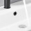 (network ring, One size) 4 Pack Chromes Sink Overflows Covers Sturdy Plastic Insert for Bathroom and Kitchen Ceramics Basins Holes 4