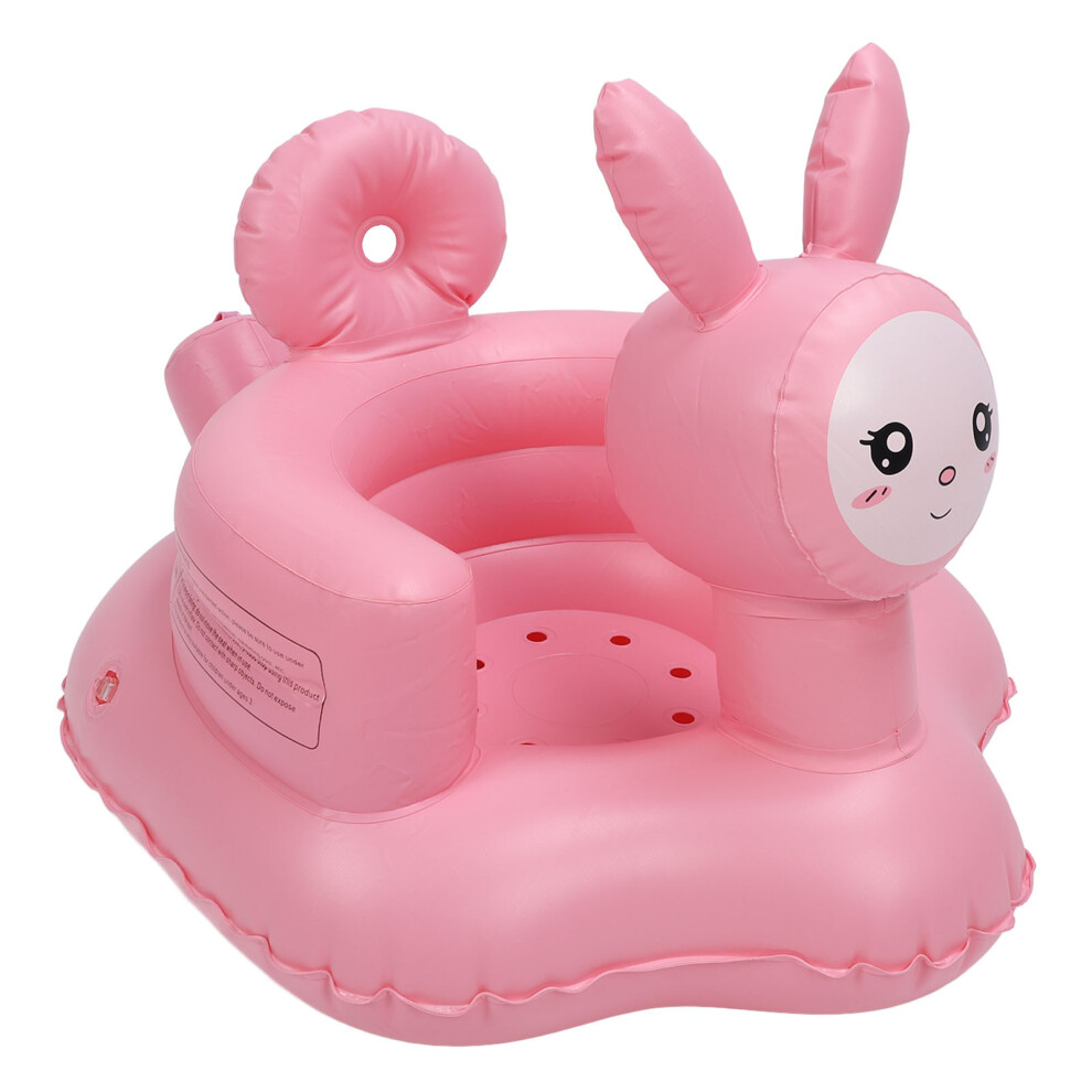 Inflatable Baby Chair 64X52x46cm Pvc With Air Pump Pink