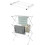 LC 3 Tier Extendable Compact Clothes Airer 1
