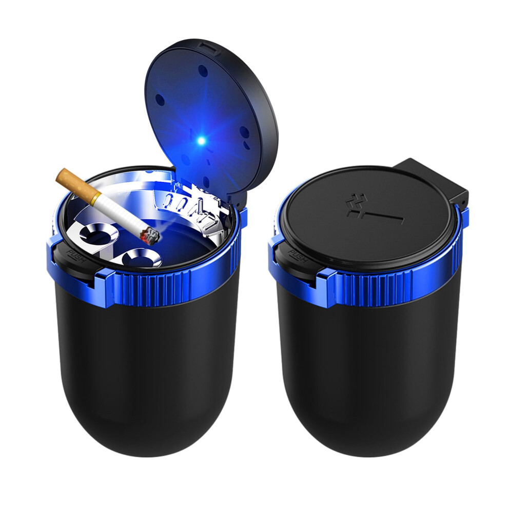 2 Pcs Car Ashtray Detachable Stainless Smokeless Mini For Vehicle Trash Can Interior Accessories 6493810775338