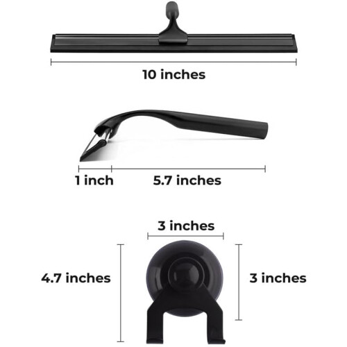 Shower Squeegee for Glass Doors and Window Cleaning 1