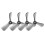 2 Pairs for Nazgul Cine 3040 3-Blade Propeller for Banshee 4