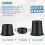 4 Set Stackable Furniture Risers for Bed and Sofa 2.3/3.3 Inch 4