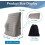 Inflatable Lumbar Support Pillow Ergonomic for Office Chair Sitting 5