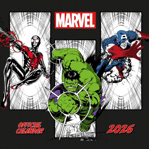 Marvel MARVEL COMICS 2026 SQUARE CALENDAR
