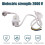 FI Circuit Breaker Socket Residual with Cable, EU Plug White 5