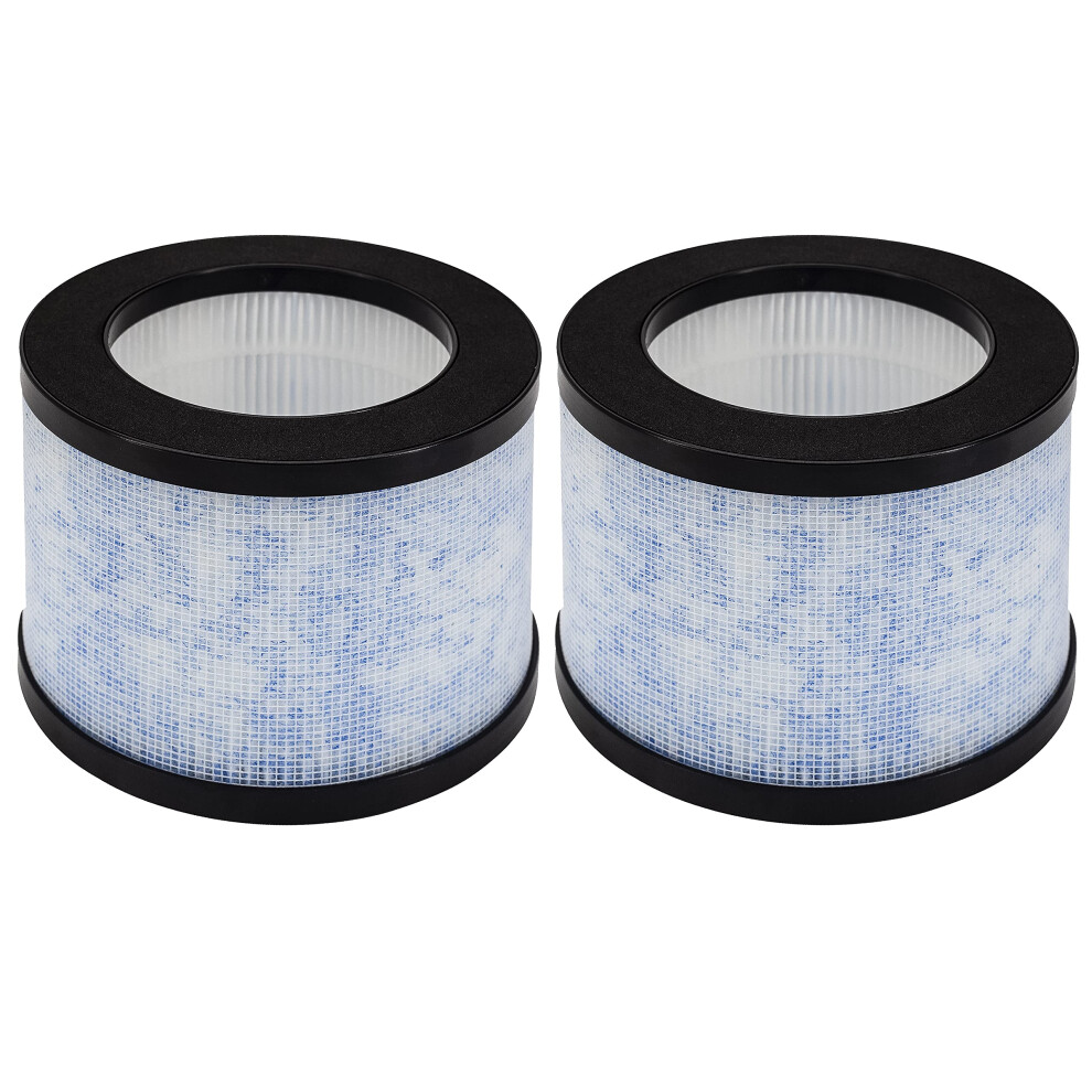 2 Pack True HEPA Replacement Filter for Air Purifiers and Cleaners