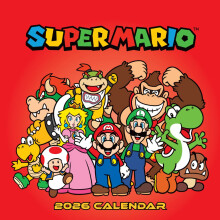 SUPER MARIO 2026 SQUARE CALENDAR