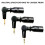 (2 section plug, One size) Vlog Bendable Microphone Connector with Easy Angle Adjustment for Streamers and Voice Recording Online Hosts Enthusiasts 5