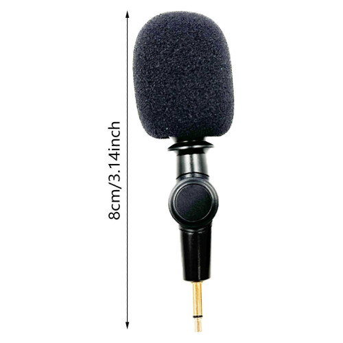 (2 section plug, One size) Vlog Bendable Microphone Connector with Easy Angle Adjustment for Streamers and Voice Recording Online Hosts Enthusiasts 2