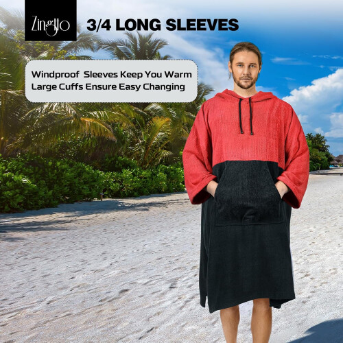Extra Large Thick Surf Poncho Changing Robe for Beach Swimming 43' x 35' 1