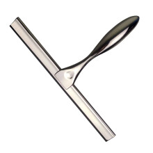 Shower Squeegee with Weighted Handle Glass Scraper for Glass and Tile Cleaning