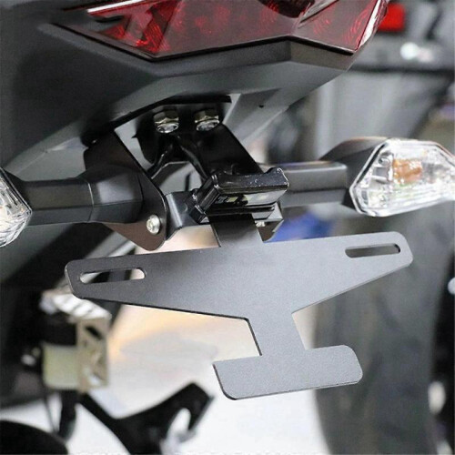 LED Motorcycle License Plate Light Decorative Lamp Universal Waterproof Rear Tail Light License Plat 2