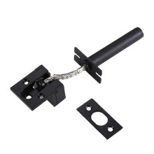 (Black, One size) Invisible Security Door Chain Lock Home Door Guard Latches Zincs Alloys Antitheft Chain Reinforced Telescopic Chain Lock Black