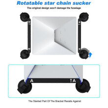 Mini Suction Cup Holder Base Mount Starlink Mounting Kit for Car Sunroof Front Window Rear Window
