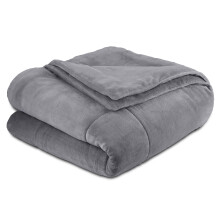 Plush Lux Warm Quilted Blanket Ultra Soft All Season Full Queen Size
