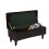 Stretch Velvet Ottoman Cover Footstool Protector Storage Ottoman Large 1