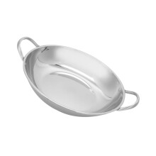 Cooking Pot Set Stainless Steel Wok Stock Pot Pan Heat Resistant