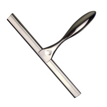 Sturdy Stainless Steel Shower Squeegee with Non-Slip Handle for Bathroom Cleaning