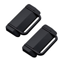 Recessed Door Handles,Flush Pull Handle, 2 Pcs Cabinets Handles Alumialloy Handles(BlackGold)