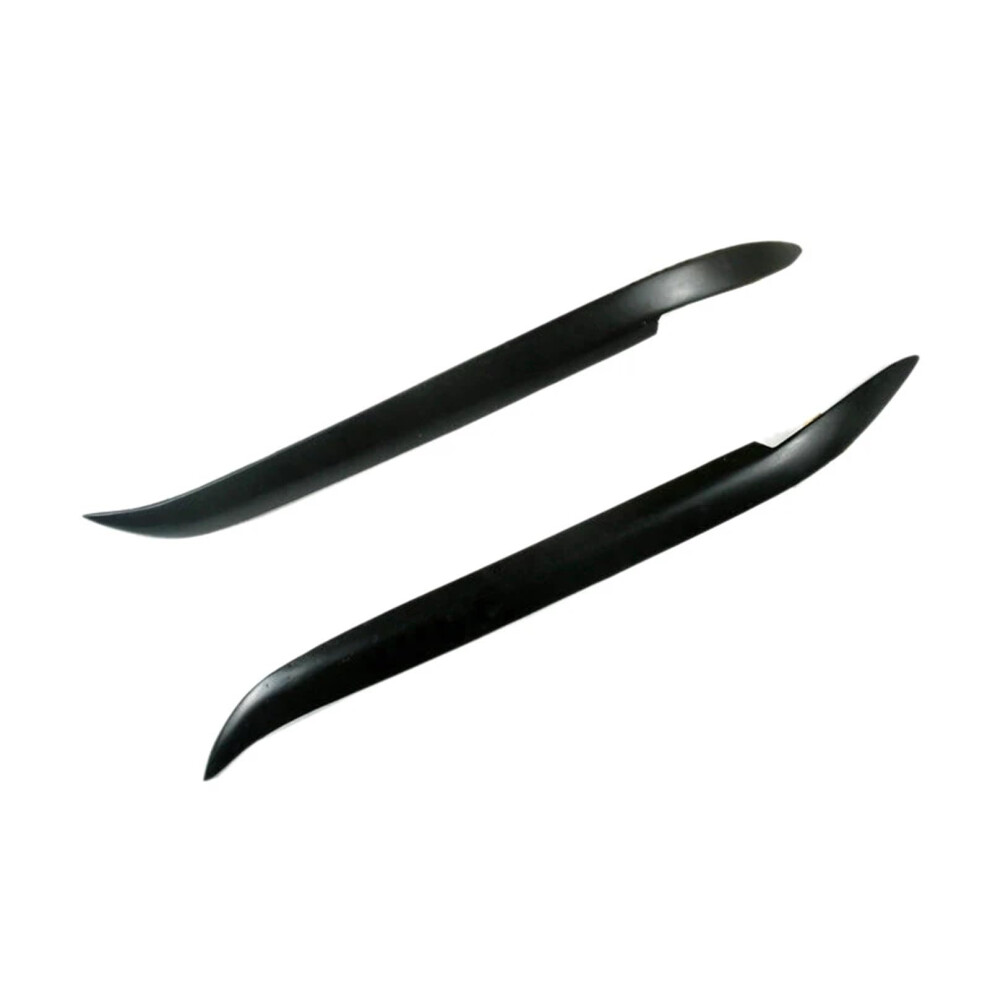 Car Front Headlight Cover Eyebrows Eyelid Trim Sticker Compatible With Bmw 5Series E39 525 528 530 M5 19972003 689788528984