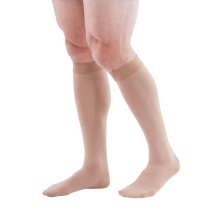 Duomed Advantage 2030 mmHg Calf ExtraWide Standard Closed Toe, Large, Wide Calf, Standard, Beige