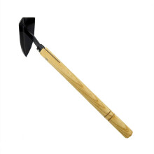 Wooden Handle Steel Hoe Manual Garden Hand Weeder Planting Hoes for Home Handheld Weeder Soil Loosening Tool Small Hoe