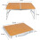 Folding Tables Mini Folding Table Outdoor Bamboo Wood Table Camping Bamboo Board Table Picnic BBQ Small Table Computer Table 5