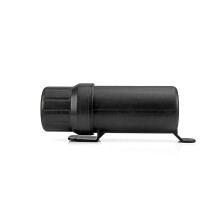 Motorcycle OffRoad Universal Tool Tube Gloves Raincoat Storage Box Cap Holder Canisters Tool Repair Box Document Holder (Black, Big)