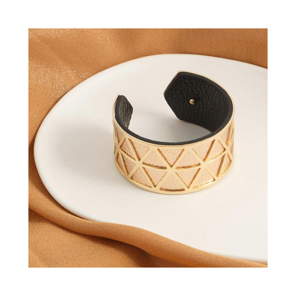 (0013-Gold)Vintage Leather Bracelet For Women with Mariposa Pattern Georgette Interchangeable Style Double face Fashion jewelry gift for desktop/race