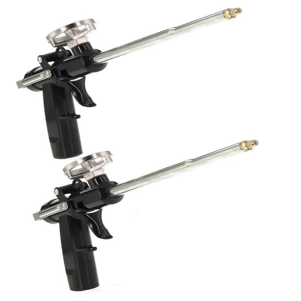 2 Pack Pu Expanding Caulking Gun Aluminum Caulking Foam Gun Foam Sprayer Grade Expanding Spray Application Applicator Foaming Gun 6493810905681