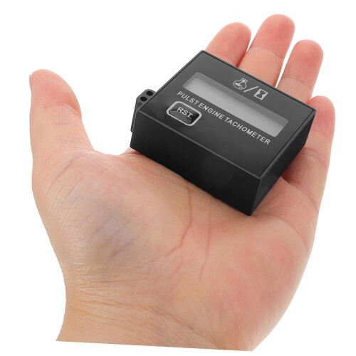 Tachometer Usage Mower Gauge RPM Digital Tester Small Tiny Chaaw Display Black Abs 1
