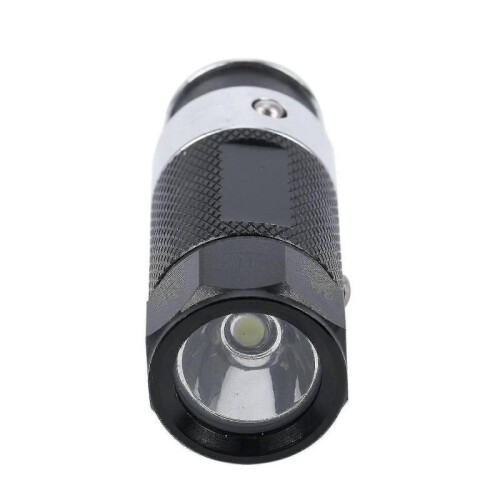 2pcs Mini Led Flashlights Car Cigarette Lighter Led Rechargeable Flashlight 2