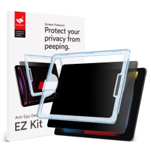 bersem Privacy Displayschutzfolie kompatibel mit iPad (10,2 Zoll 2021/2020/2019 Modell 9./8./7. Generation) Anti-Spy-Hartglasfolie EZ-Kit