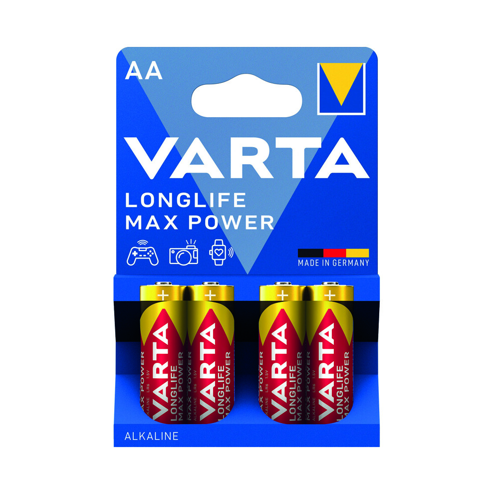 Varta Longlife Max Power AA Battery (Pack of 4)