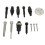 13PCS Clutch Hub Puller Carbon Steel Efficient 4