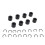 8pcs Replacement Spare Rubber Rollers for Maker 10