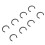 8pcs Replacement Spare Rubber Rollers for Maker 15