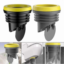 Toilet Flange Flange Check Valve Toilet Accessories Wax Ring with Backflow Anti-backflow Check Valve Leak-Proof